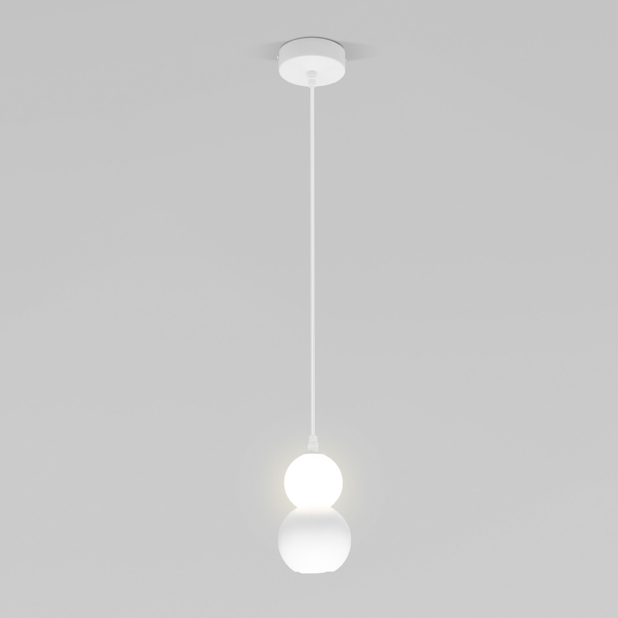Подвесной светильник Eurosvet Polar 50250/1 LED белый. Фото 1